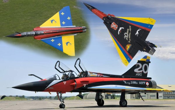 Syhart Decal 48064 1:48 Dassault-Mirage 2000N '20ans Dassault-Mirage 2000N ASMP' EC1/4 Dauphine 2008