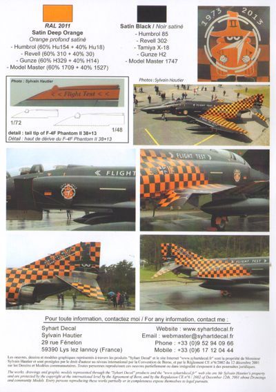 Syhart Decal 48078 1:48 McDonnell F-4F Phantom II 38+13 'Last Flight' WTD-61 Manching 2013