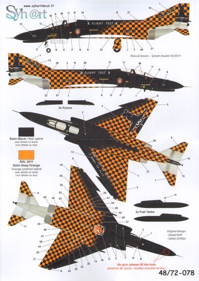 Syhart Decal 48078 1:48 McDonnell F-4F Phantom II 38+13 'Last Flight' WTD-61 Manching 2013