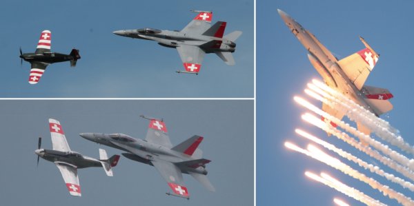 Syhart Decal 48080 1:48  F/A-18C Hornet + M.S.406 + P-51 '100 years Swiss AF' 1914-2014