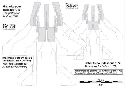Syhart Decal 48083 1:48 F-16AM Falcon FA-123 'Solo Display 2015 - Blizzard' Belgian AF
