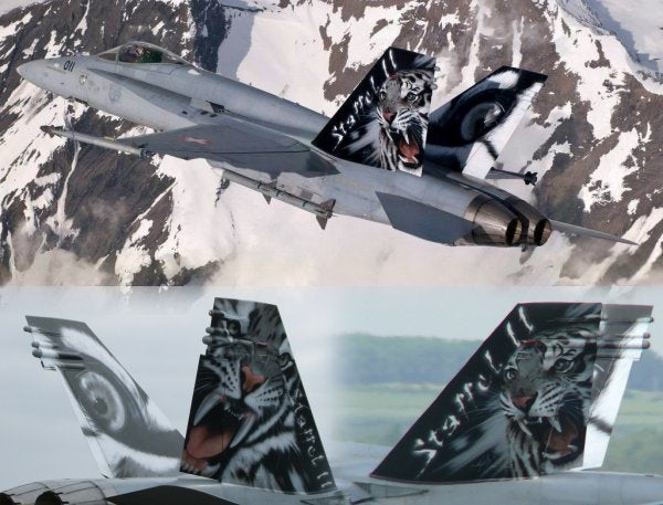 Syhart Decal 72069 1:72 F/A-18C Hornet Swiss Air Force J-5011, NATO Tigermeet 2011