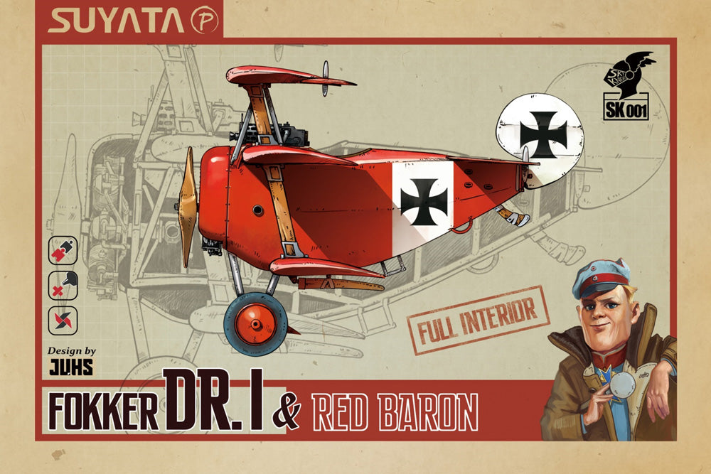 SUYATA SK001 Fokker Dr I & Red Baron