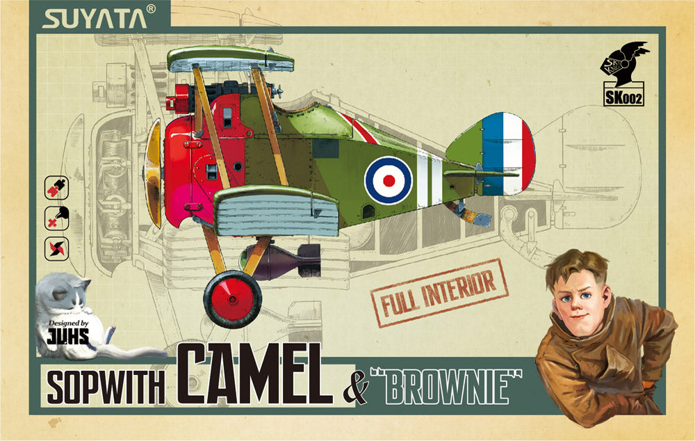 SUYATA SK002  Sopwith Camel & 'Brownie'Cartoon Series