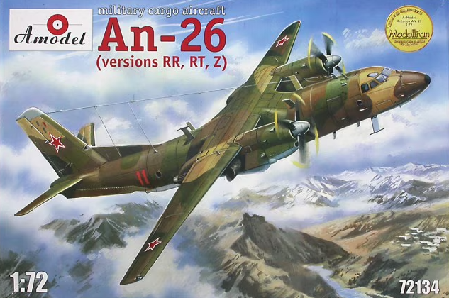 A-Model 72134 1:72 Antonov An-26PP / An-26PT / An-26Z Retrotranslator