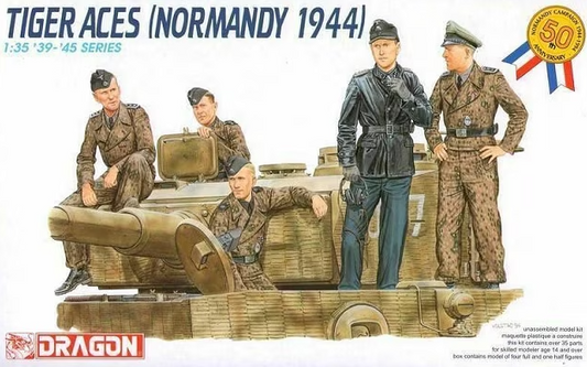 Dragon 6028 1:35 Pz.Kpfw.VI Tiger tank crew Normandy 1944.