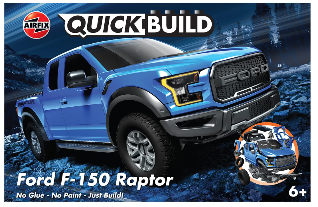 ## Airfix QUICK Build J6037 - Ford F-150 Raptor ##