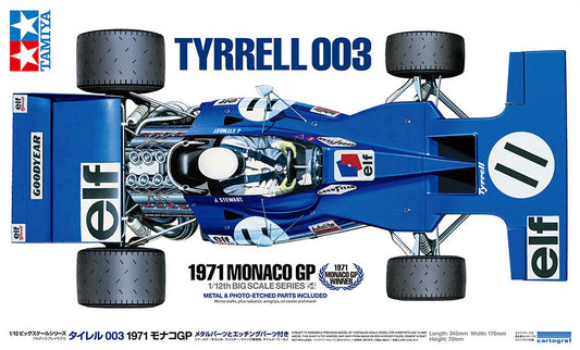 Tamiya 12054 1:12 Tyrrell 003 1971 Monaco GP