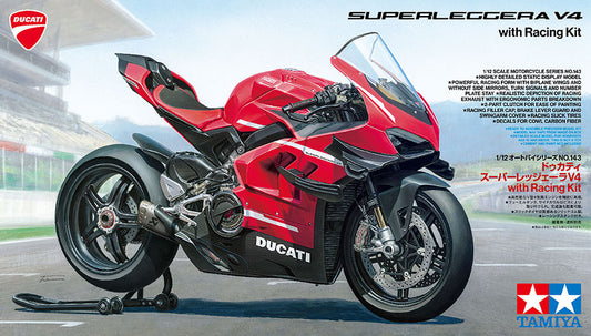 Tamiya 14143 1:12 Ducati Superleggera V4 with Racing Kit