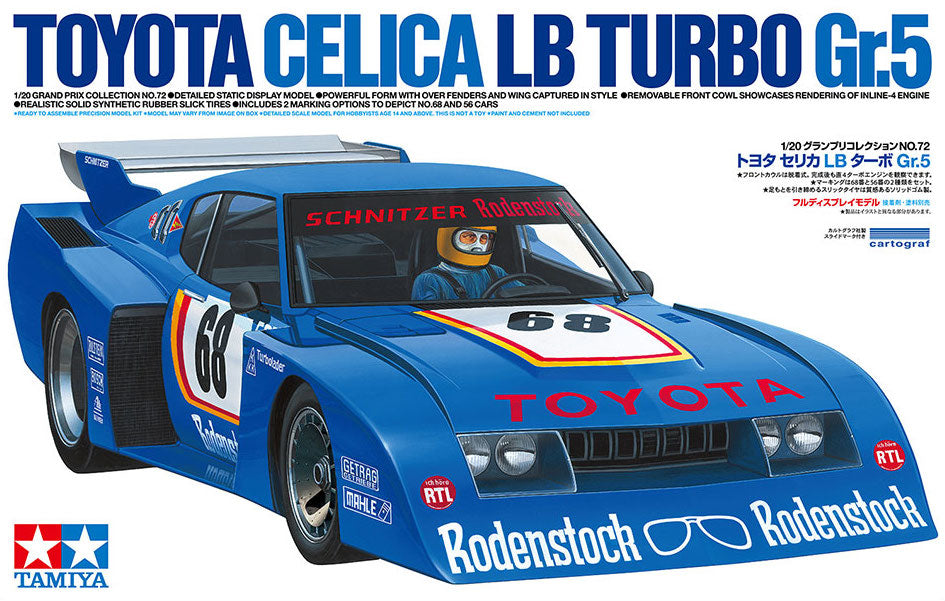 Tamiya 20072 1:24 Toyota Celica LB Turbo Gr.5