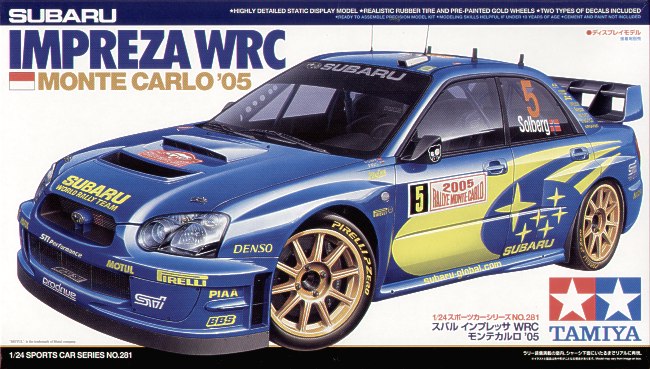Tamiya 24281 1:24 Subaru Imprezza WRC Monte Carlo 05