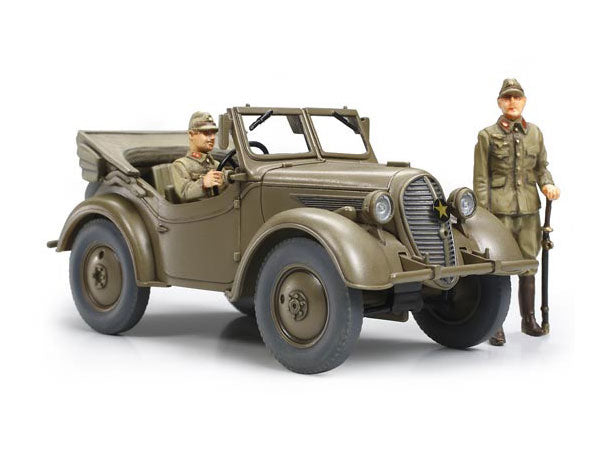 Tamiya 25203 1:48 Kawasaki Ki-61-Id Hien (Tony) & 4x4 Light Vehicle Kurogane Set