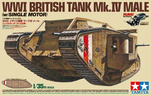 Tamiya 30057 1:35 WWI British Mk.IV Tank Male