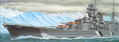 Tamiya 31805 1:700 Prinz Eugen Heavy Cruiser