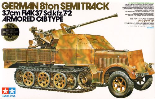 Tamiya 35144 1:35 German 8 Ton half-track with armoured cab and 3,7cm Flak