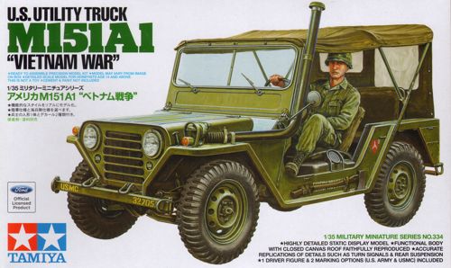 Tamiya 35334 1:35 4WD M151A1 Ford Mutt 'Vietnam'
