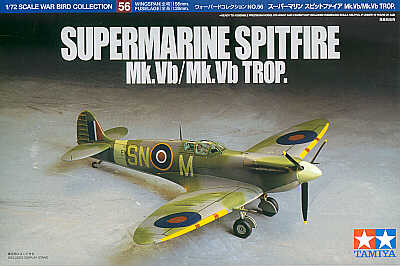 Tamiya 60756 1:72 Supermarine Spitfire Mk.V / Mk.Vb