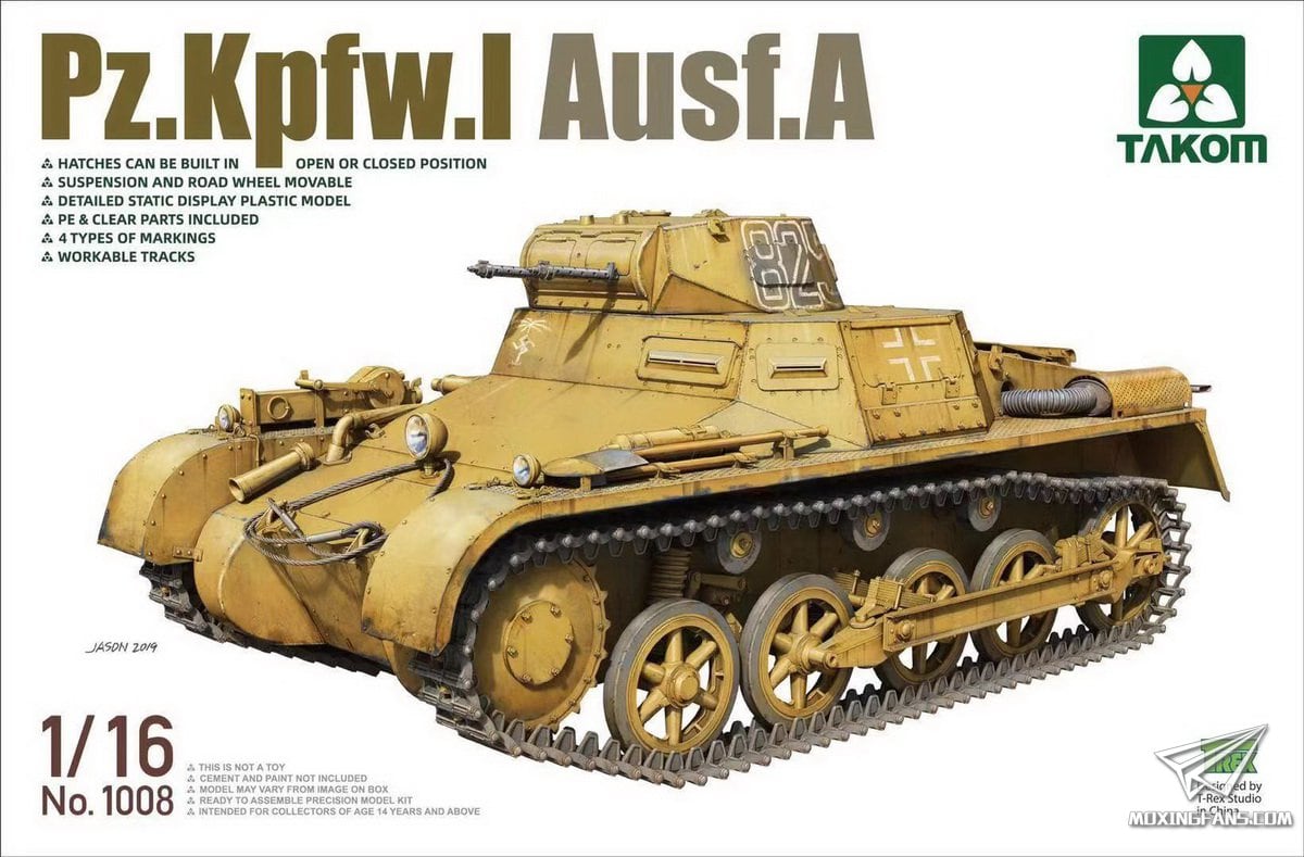 Takom 1008 1:16 Pz.Kpfw.I Ausf.A