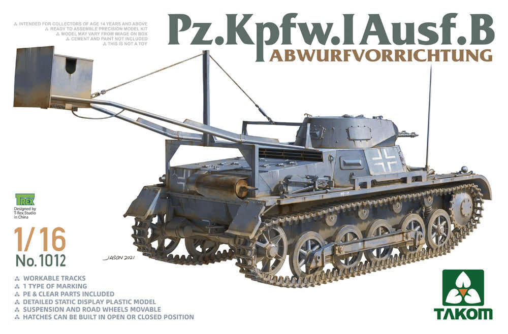 Takom 1012 1:16 Pz.Kpfw.I Ausf.B Abwurfvorrichtung