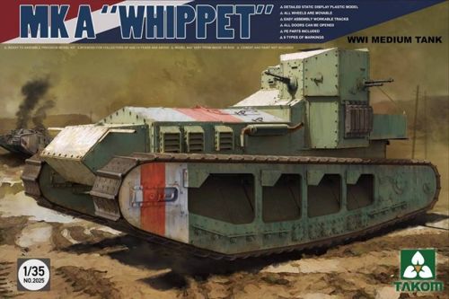 Takom 2025 1:35 Mk.A 'Whippet' British Medium Tank