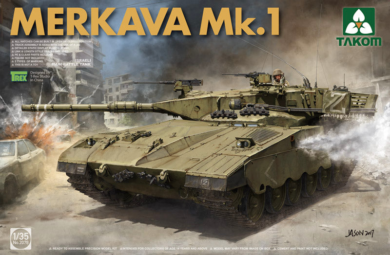 Takom 2078 1:35 Merkava Mk.I Israeli Main Battle Tank