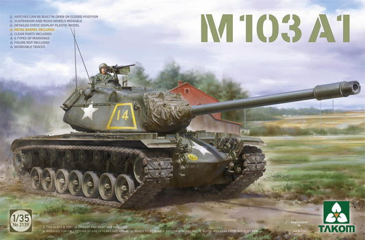 Takom 2139 1:35 US M103A1 Heavy Tank