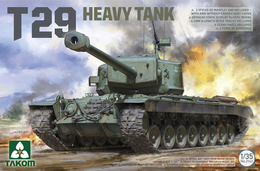 Takom 2143 1:35 T29 US Heavy Tank