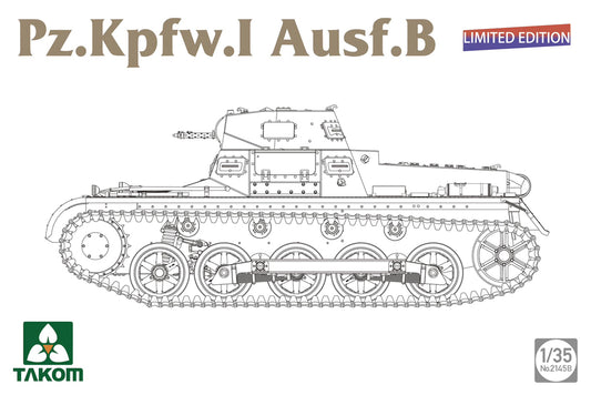 Takom 2145B 1:35 German WWII PzKpfw I Ausf B Limited Edition