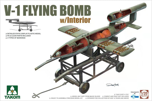 Takom 2151 1:35 V-1 Flying Bomb with Interior