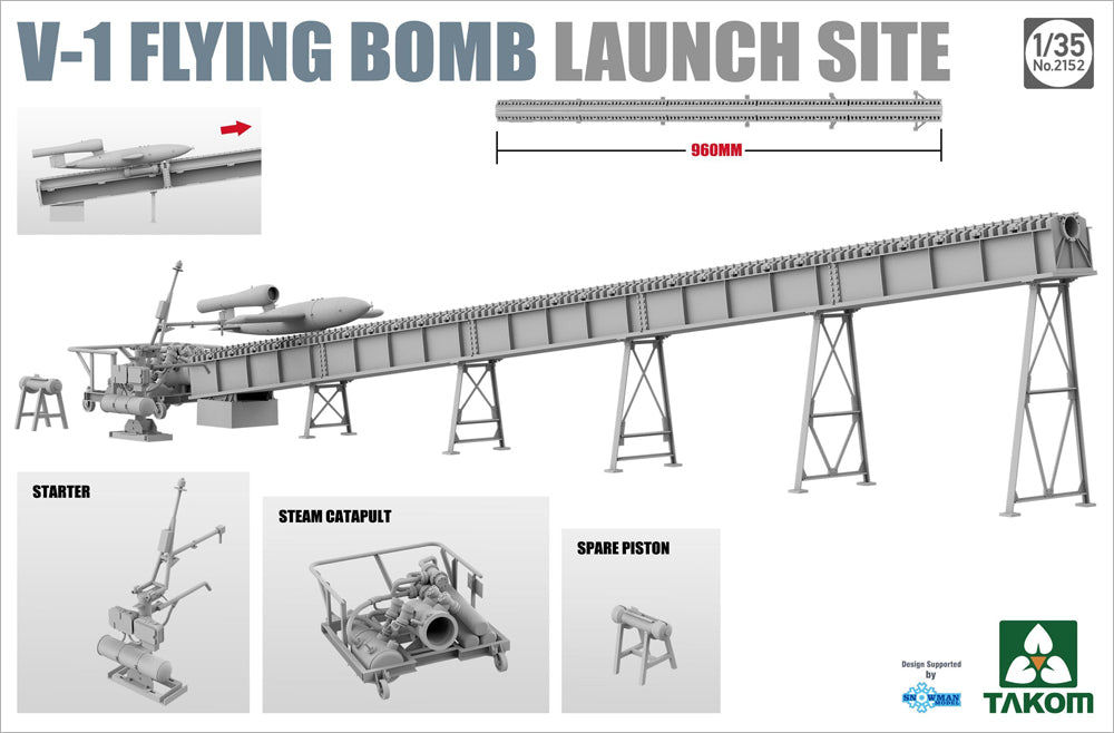 Takom 2152 1:35 V-1 Flying Bomb Launch Site