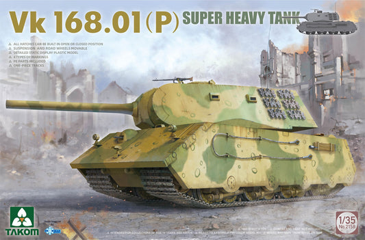 Takom 2158 1:35 German Vk 168.01(p) concept Super Heavy Tank