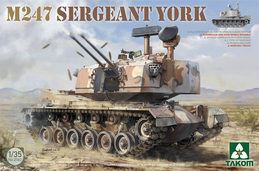 Takom 02160 1:35 US M247 Sergeant York SPAAG