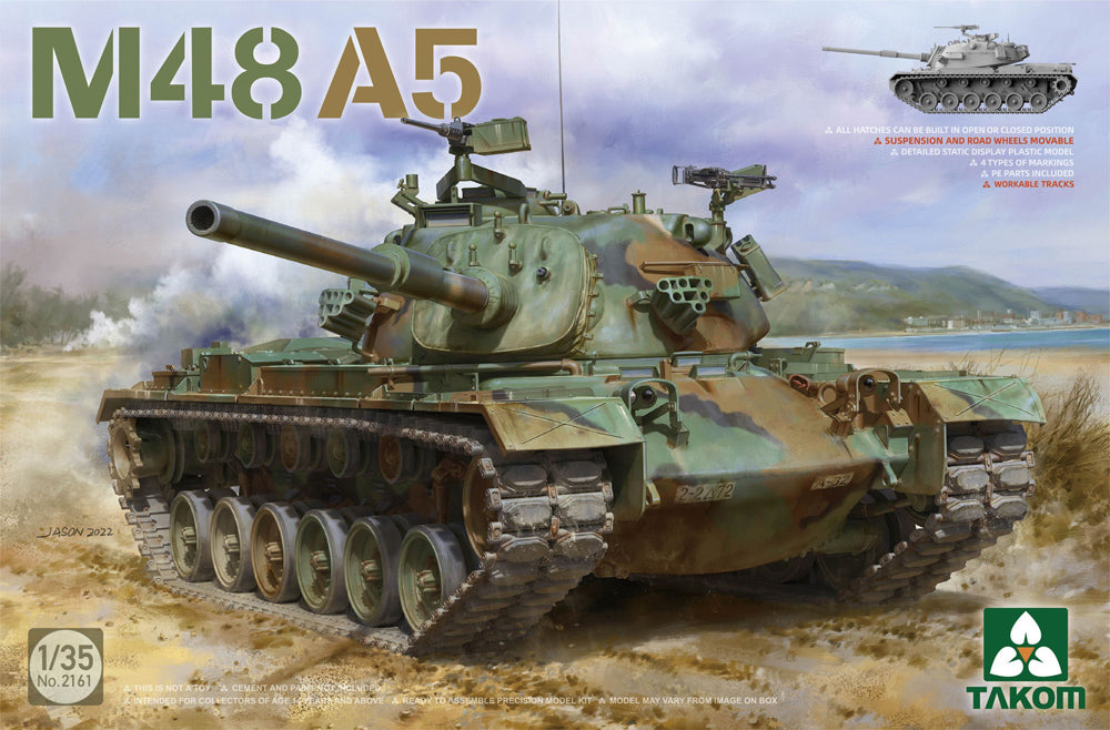 Takom 2161 1:35 US M48A5 Patton Main Battle Tank