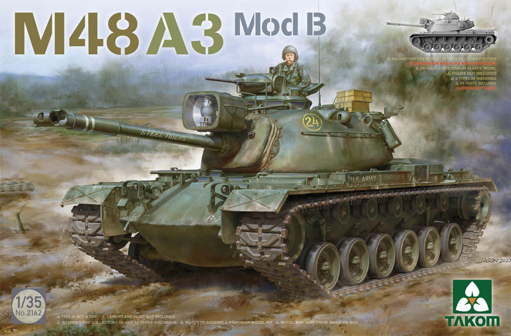 Takom 2162 1:35 US M48A3 Mod B Patton Main Battle Tank