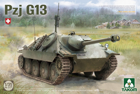 Takom 02177 1:35 Swiss PanzerjÃ¤ger G 13 ca.1946-72