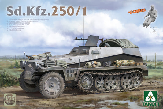 Takom 2184 1:35 German WWII Sd Kfz 250/1 Half-track