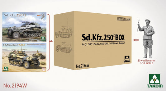 Takom 2194W 1:35 German Army SdKfz 250 Double Box Limited Edition