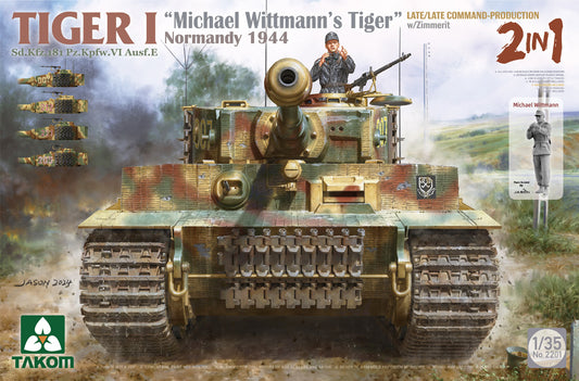 Takom 2201 1:35 ”Michael Wittman’s Tiger I“ Normandy 1944 2-in-1