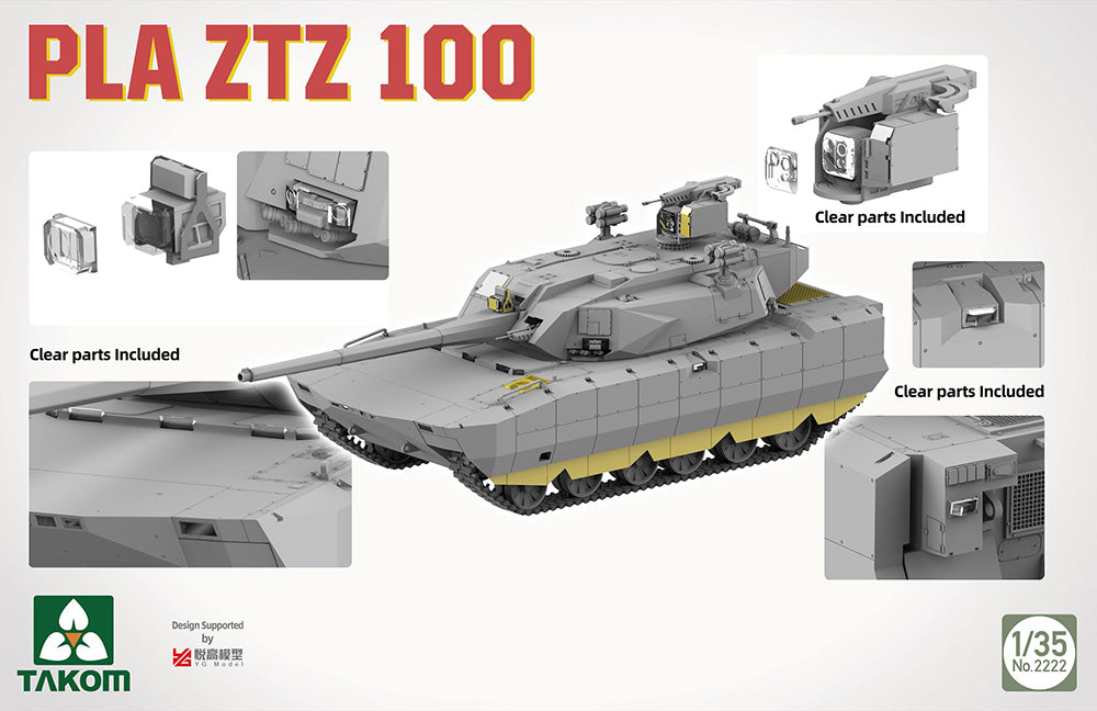 Takom 2222 1:35 Chinese Army ZTZ-100 Main Battle Tank