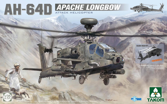 Takom 2601 1:35 AH-64D Apache Longbow Attack Helicopter