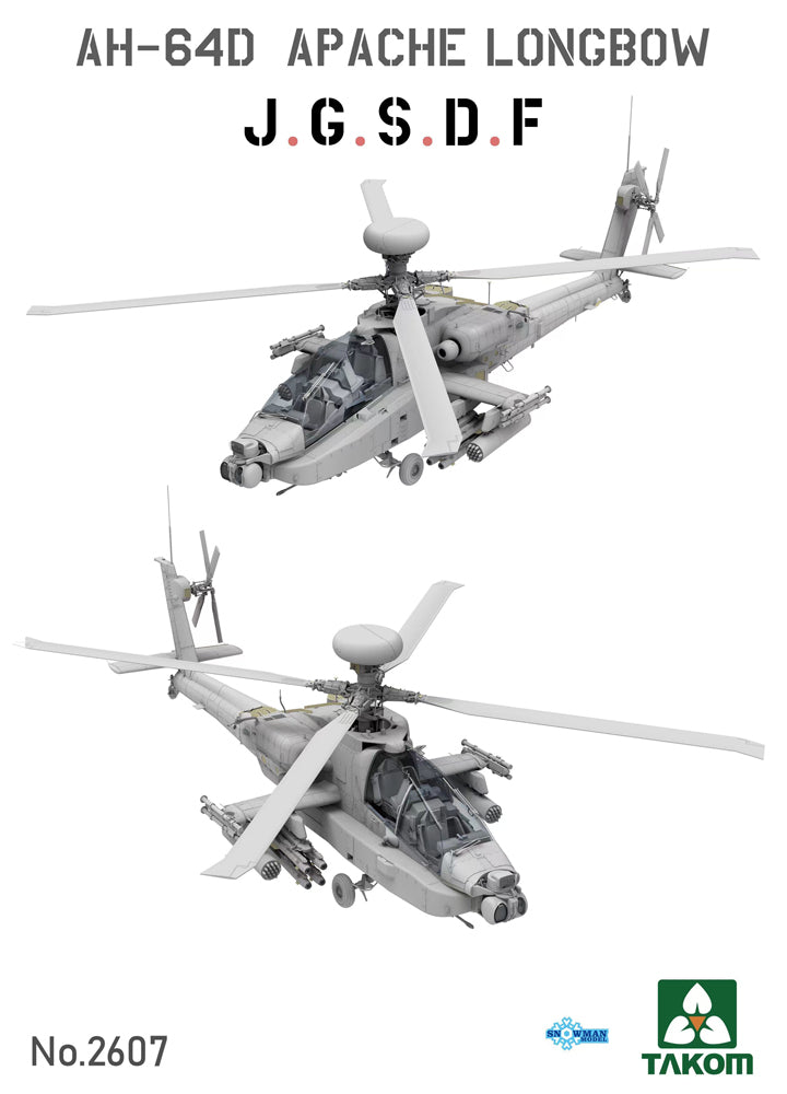 Takom 02607 1:35 JGSDF AH-64D Apache Longbow Attack Helicopter