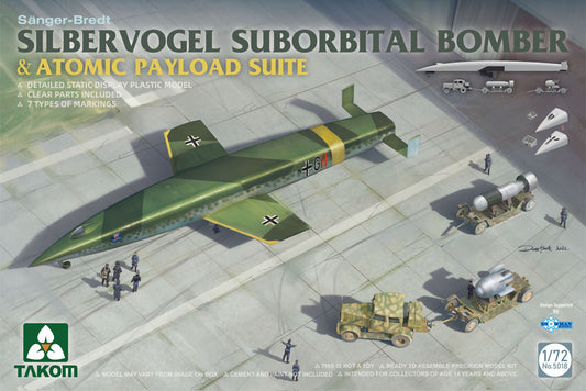 Takom 5018 1:72 German Silbervogel Suborbital Bomber & Atomic Payload Suite