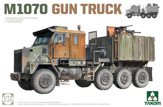 Takom 5019 1:72 US M1070 Gun Truck