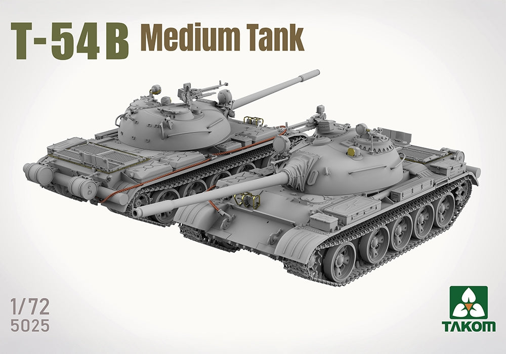 Takom 5025 1:72 Afghan Army T-54B Medium Tank