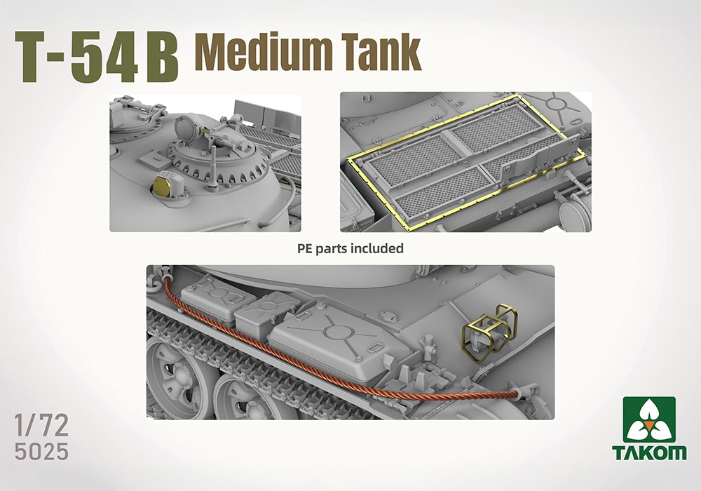 Takom 5025 1:72 Afghan Army T-54B Medium Tank