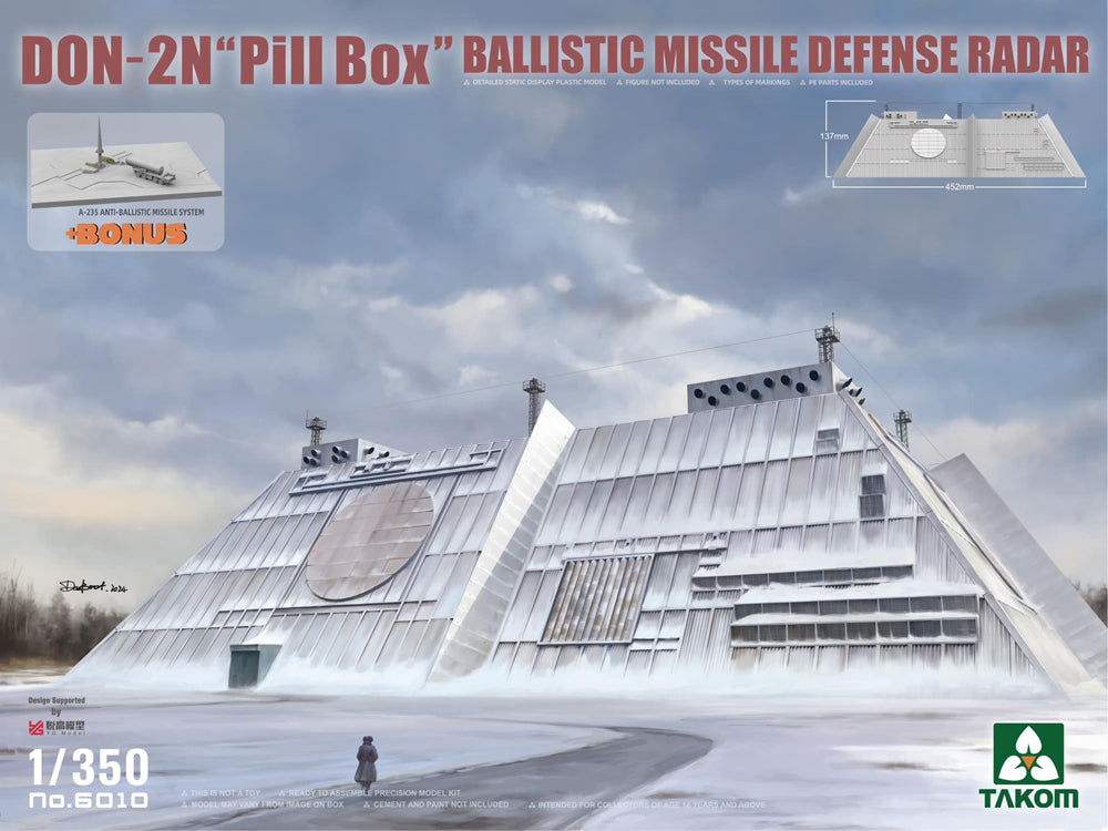 Takom 6010 1:350 Don-2N Radar Pill Box Ballistic Missile Defence