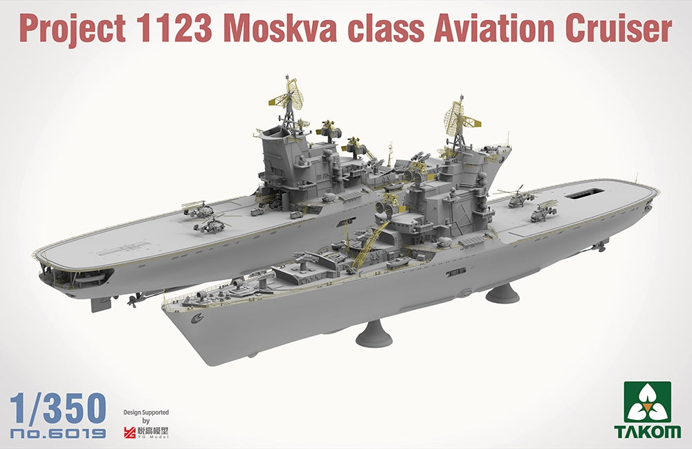 Takom TAK06019 1:350 Soviet Navy Project 1123 Moskva Class Aviation Cruiser