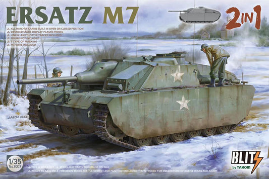 Takom 8007 1:35 Ersatz M7 2 in 1