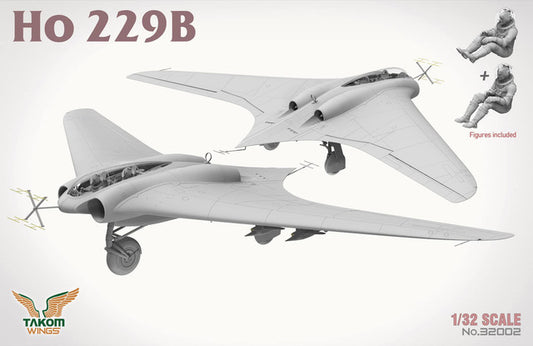 Takom Wings 32002 1:32 Horten Go-229B with 2 seated figures