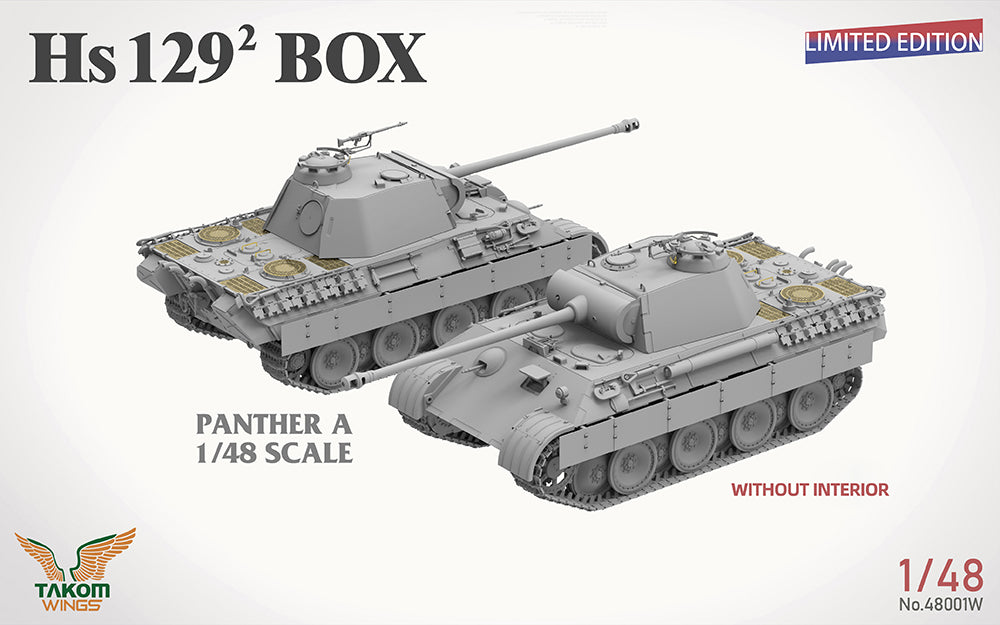 Takom Wings 48001W 1:48 Henschel Hs-129 Big Box Limited Edition (2 aircraft 1 tank + figures